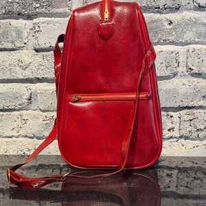 Vintage Red Shoulder Sling Bag